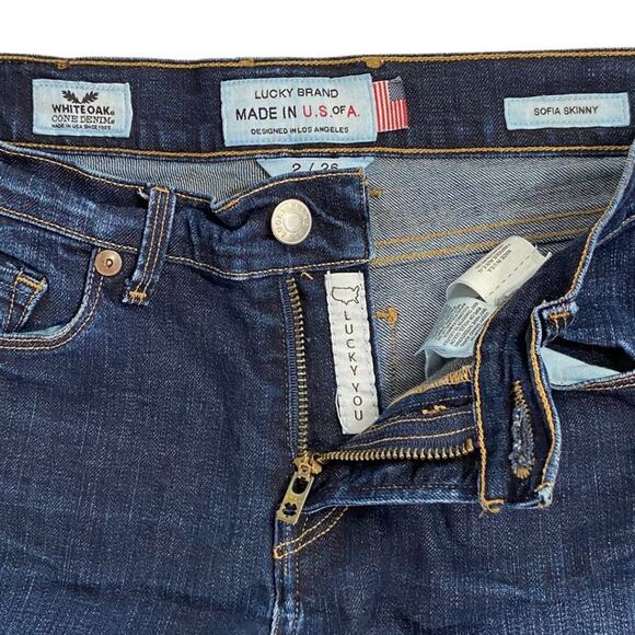 Lucky Brand Sofia Skinny Y2K Denim Jeans - Picture 3 of 6